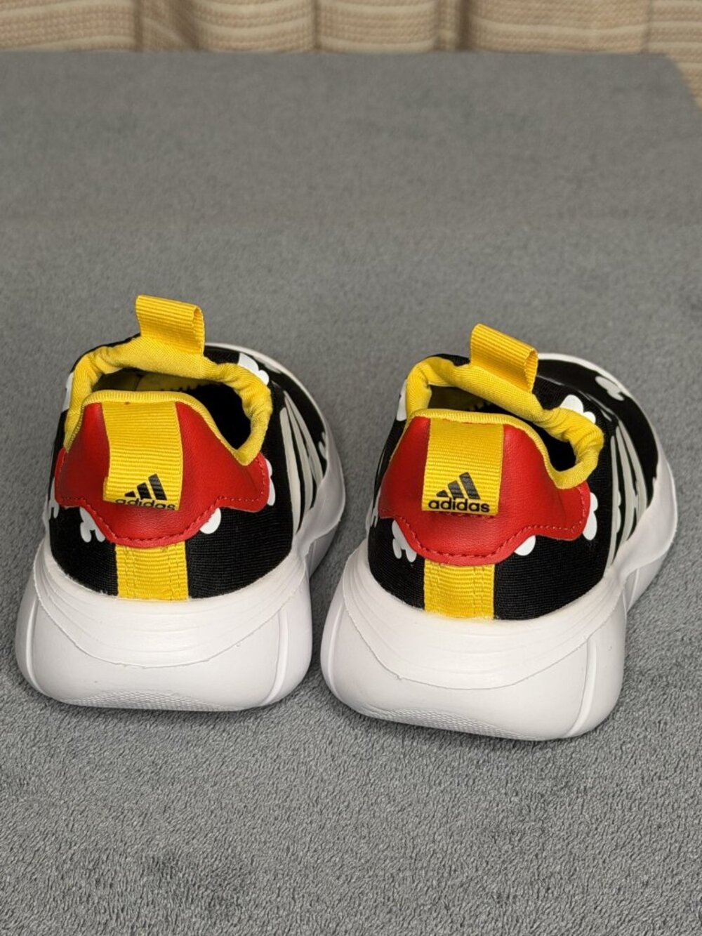 adidas x Disney Monofit Mickey Mouse Slip-On Sneakers - Toddler 5K - Picture 3 of 7